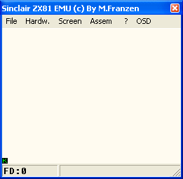 ZX81 screenshot