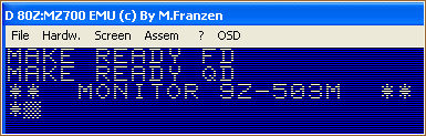 Screenshot of the scanline mode