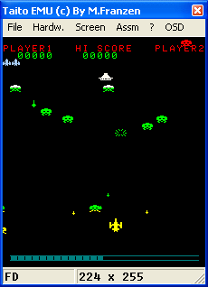 INVADERS REVENGE example