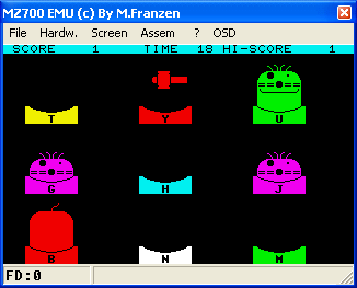 MOLE-ATTACK screen shot