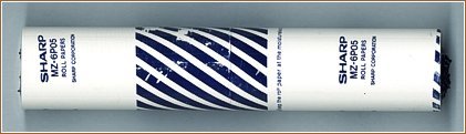 Original plotter paper MZ-6P05 ( 2 rolls )