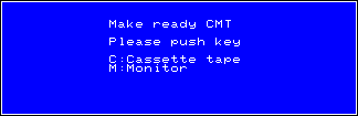 MZ-800 boot