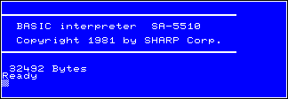 MZ-80A monitor ROM