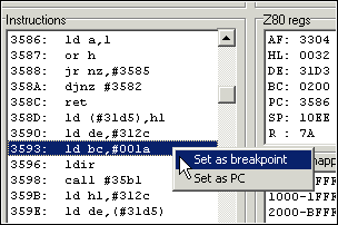 Set a breakpoint