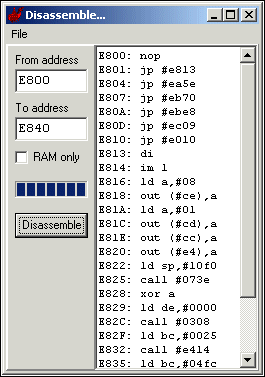 The disassembler