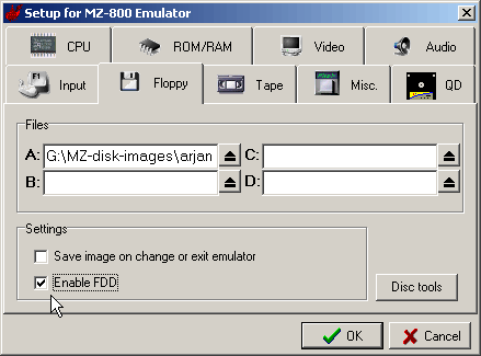 Enable the FDD