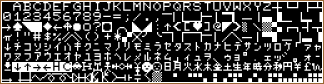 Character ROM of the MZ-2500