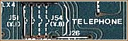 The jumpers for telephone charges