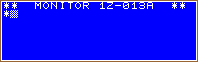 The monitor program 1Z-013A of the MZ-700
