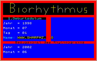 BIO-700 screen shot