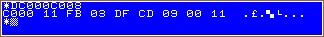 example of the dump command