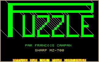 PUZZLE screen shot