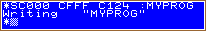 example of the save command