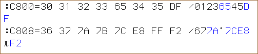 Dump commad example ( plotter )