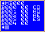 example of the memory modify command