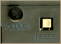 Volume control and Reset switch