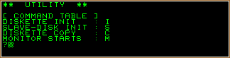DISK UTILITY screen shot