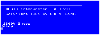 S-BASIC SA-6510